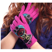 Knitted Wool Gloves/cashmere gloves for girl